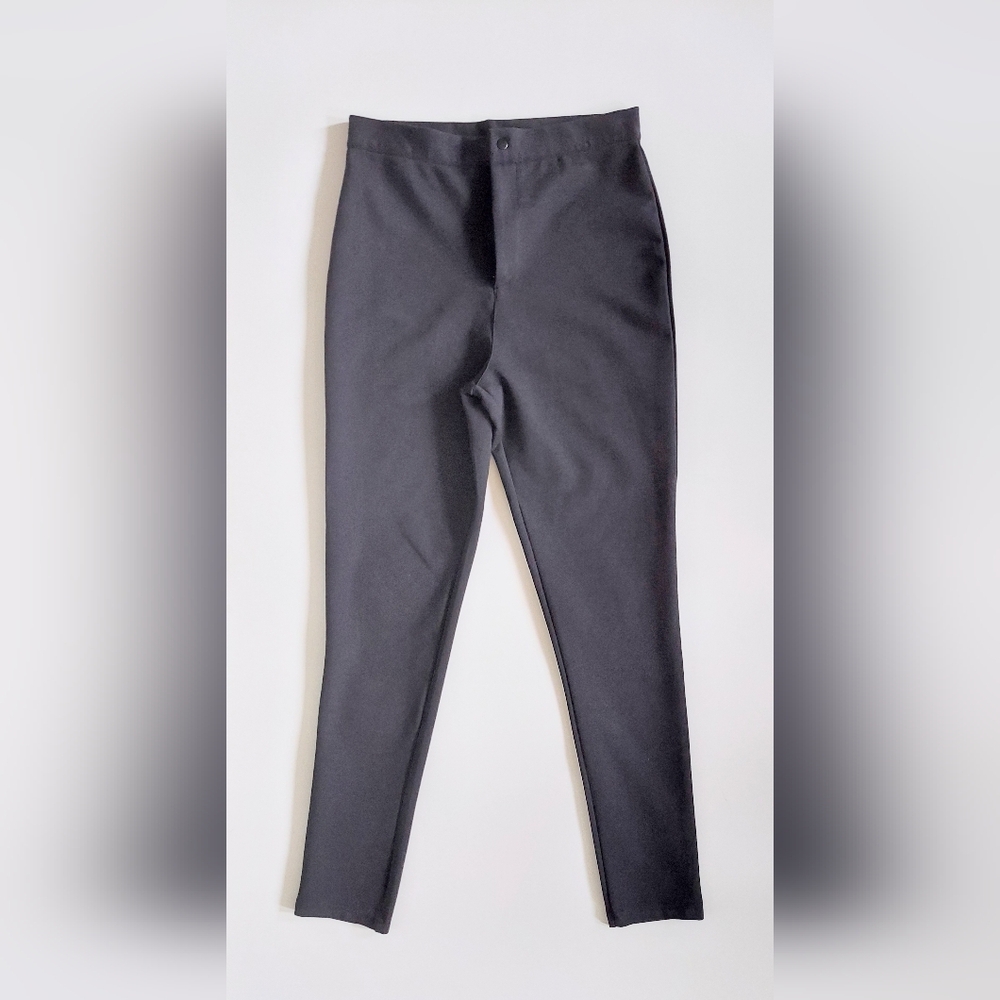 ASOS High Rise Skinny Trousers Pants Size 6 Black Pockets NWOT